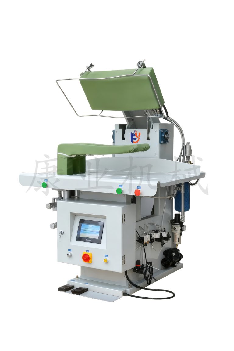 Inner sleeve-seam pressing and setting machine