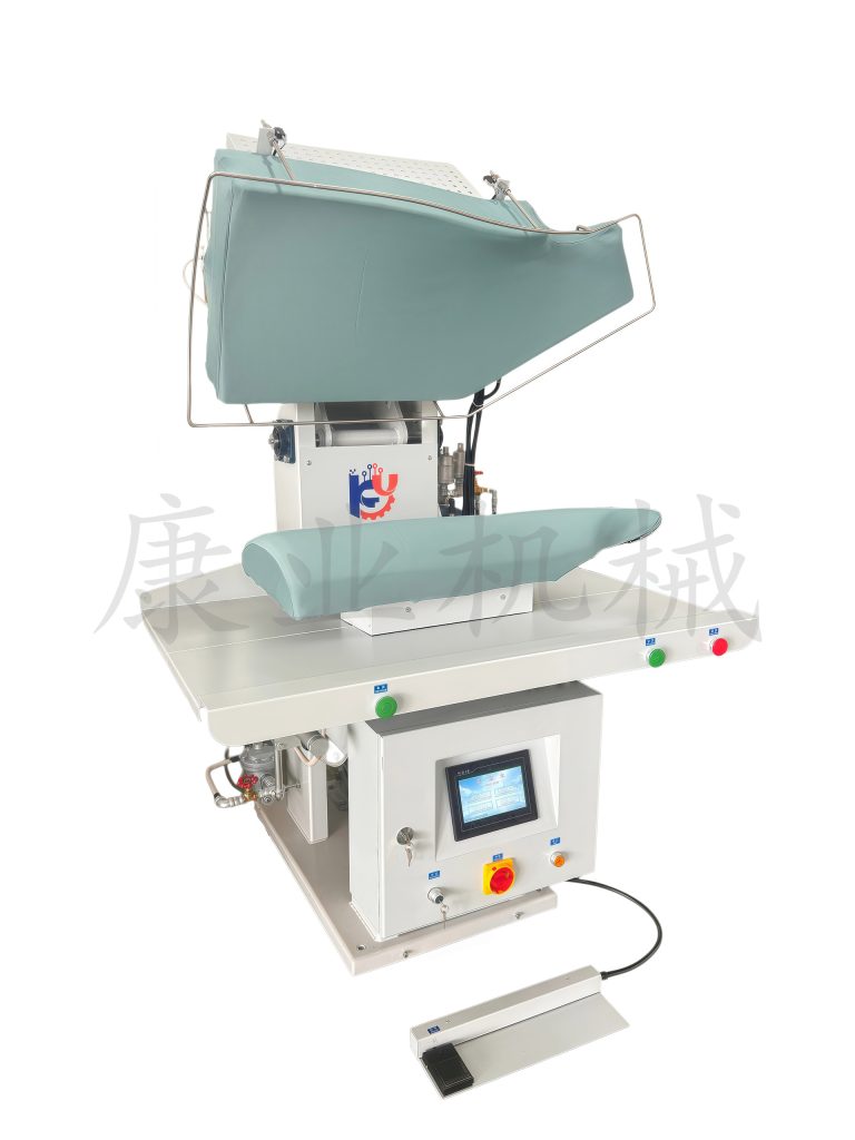 Men’s jacket front pressing and setting machine