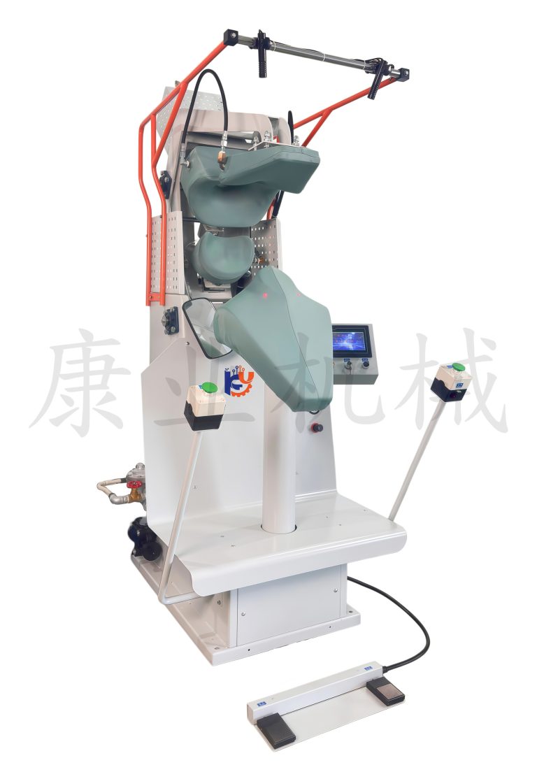 Men’s standing-collar pressing and setting machine