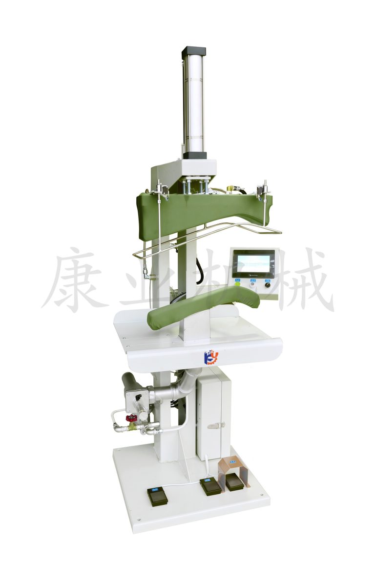 Seat-seam pressing and setting machine