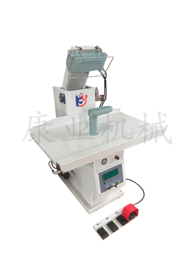 Sleeve-cap pressing and setting machine