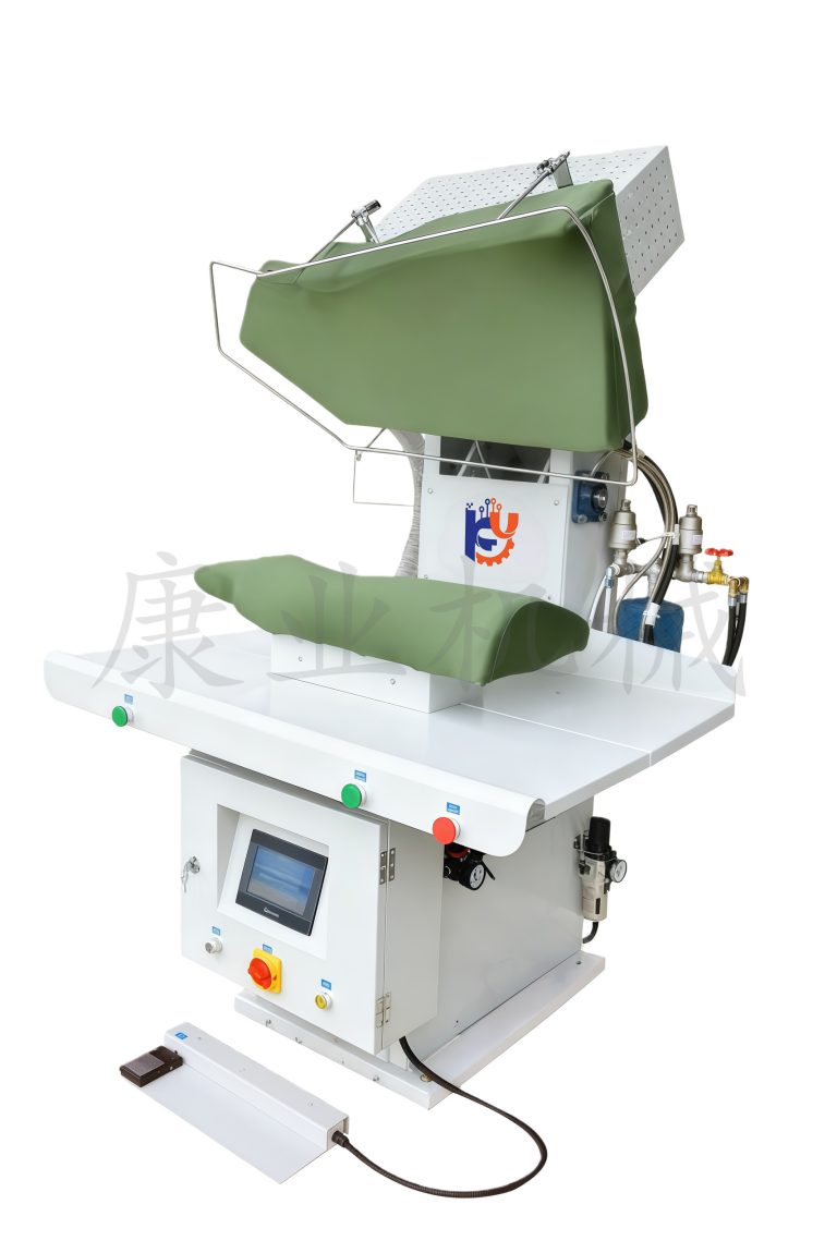 Women’s jacket front pressing and setting machine
